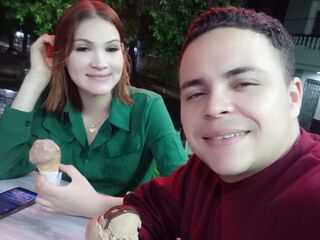 naked webcam couple photo AmbarAndJhordan